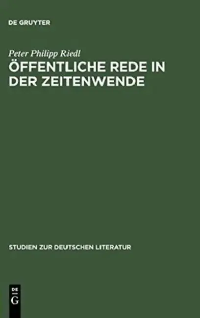 Cover of Öffentliche Rede in der Zeitenwende
