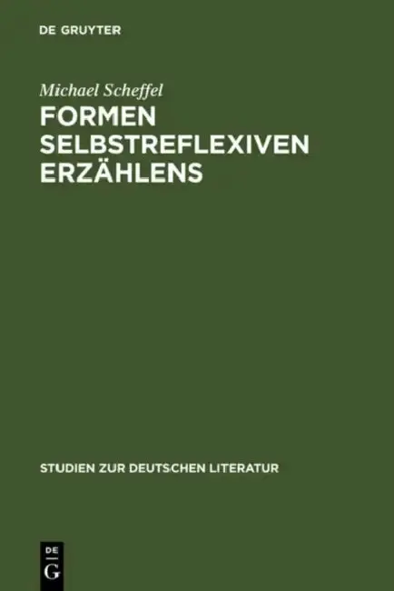 Cover of Formen selbstreflexiven Erzählens