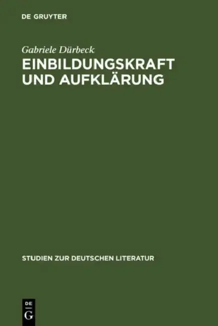 Cover of Einbildungskraft und Aufklärung