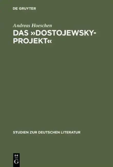 Cover of Das »Dostojewsky-Projekt«