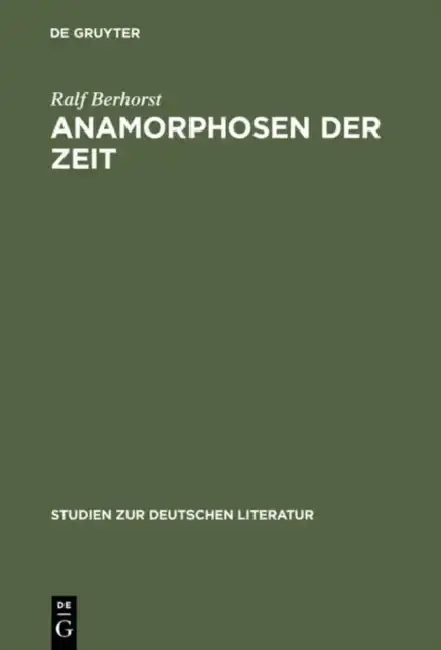 Cover of Anamorphosen der Zeit