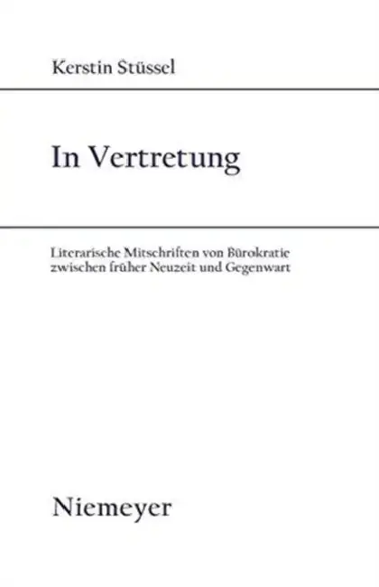 Cover of In Vertretung