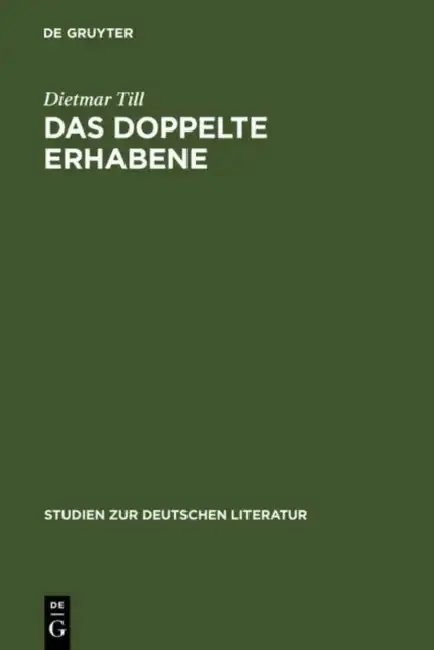 Cover of Das doppelte Erhabene