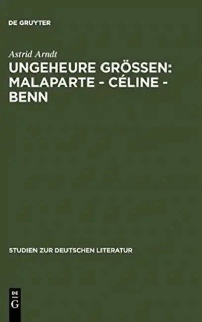 Cover of Ungeheure Größen