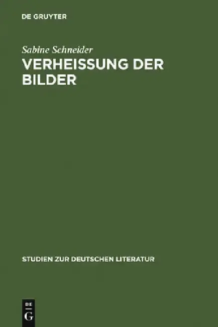 Cover of Verheißung der Bilder