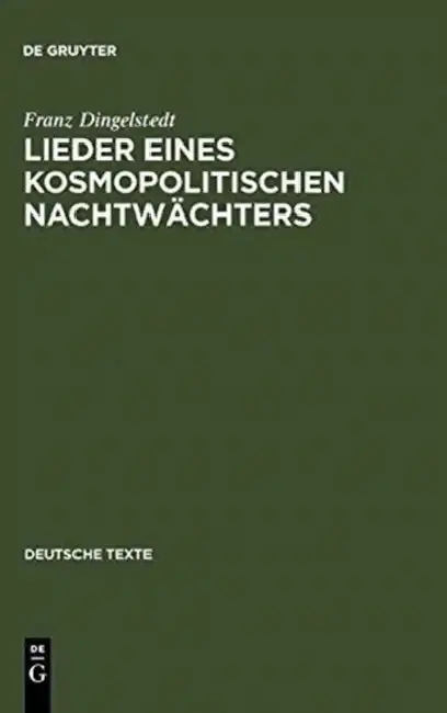 Cover of Lieder Eines Kosmopolitischen Nachtwächters