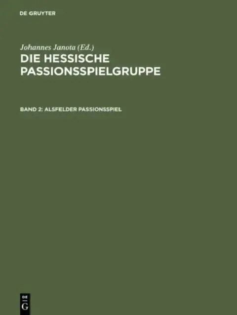 Cover of Alsfelder Passionsspiel