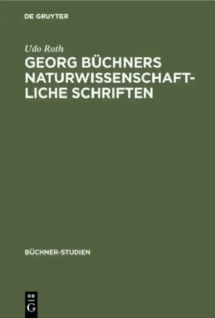 Cover of Georg Büchners naturwissenschaftliche Schriften