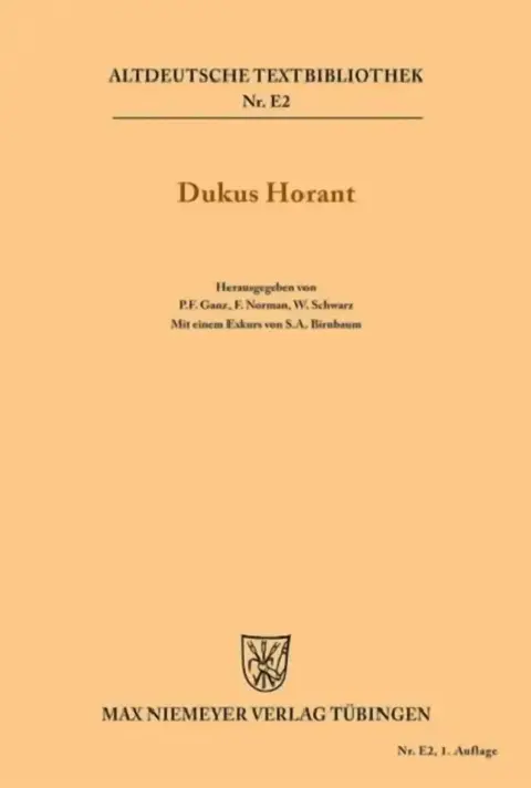 Cover of Dukus Horant