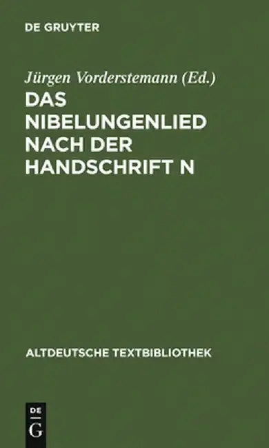 Cover of Das Nibelungenlied Nach Der Handschrift N