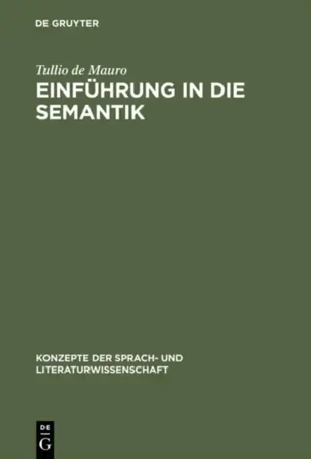 Cover of Einführung in die Semantik