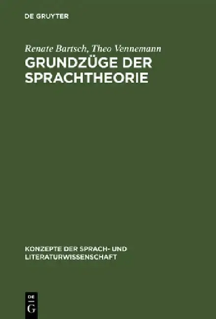 Cover of Grundzüge der Sprachtheorie