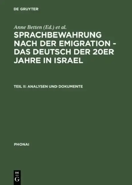Cover of Analysen und Dokumente