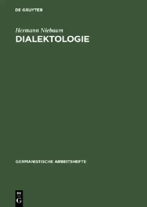 Cover of Dialektologie
