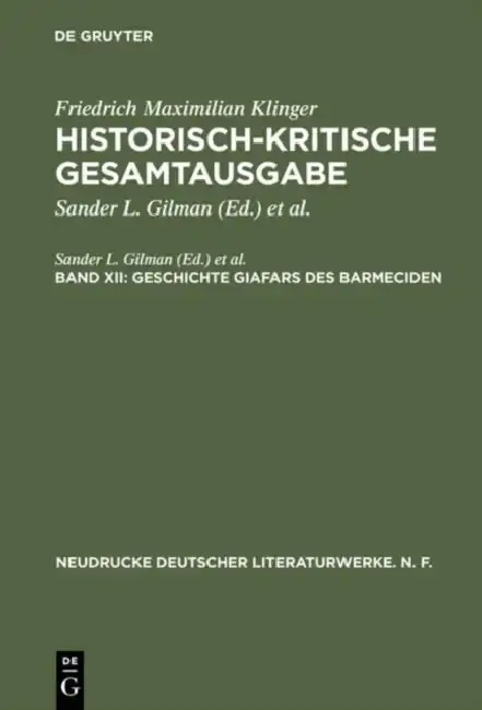 Cover of Geschichte Giafars Des Barmeciden