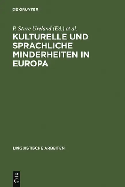 Cover of Kulturelle und sprachliche Minderheiten in Europa
