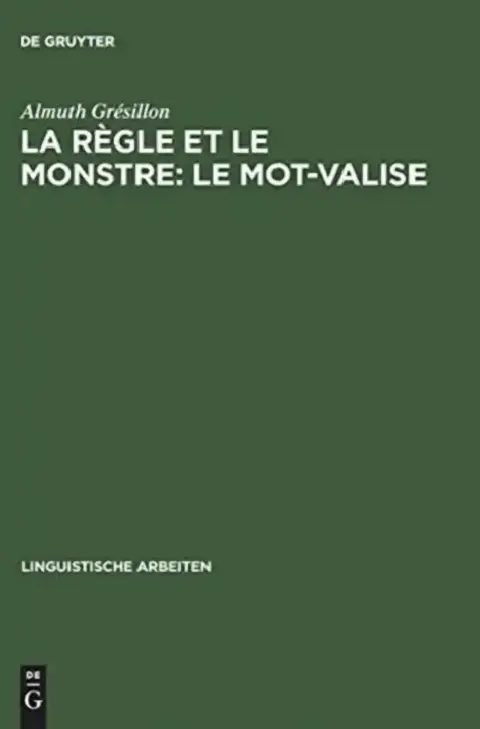 Cover of La règle et le monstre