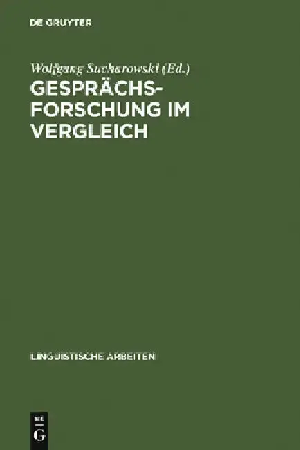Cover of Gesprächsforschung im Vergleich