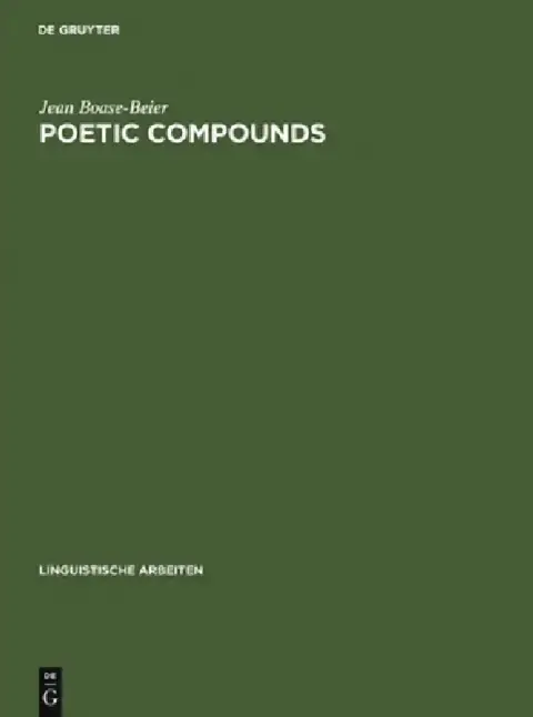 Cover of Poetic Compounds