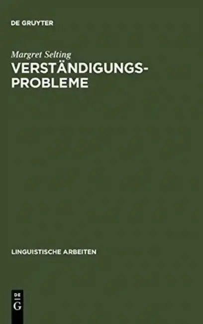Cover of Verständigungsprobleme