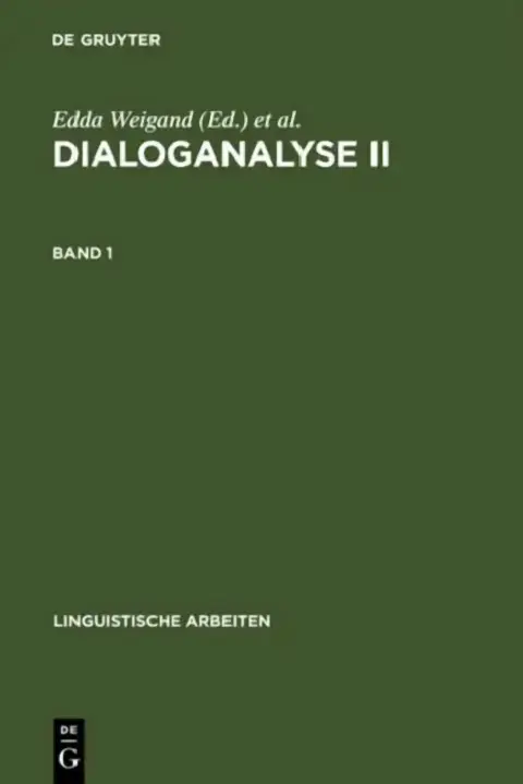 Cover of Dialoganalyse II