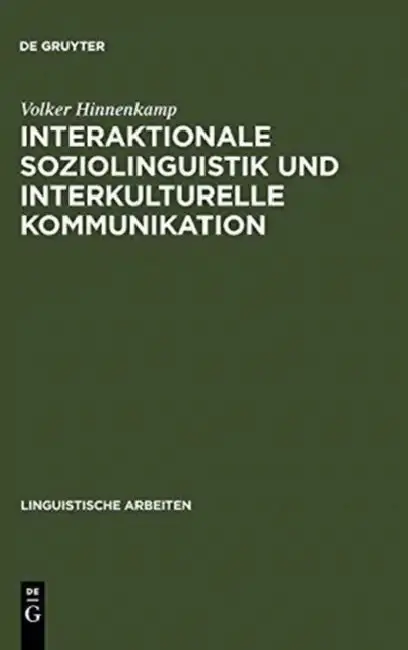 Cover of Interaktionale Soziolinguistik und Interkulturelle Kommunikation