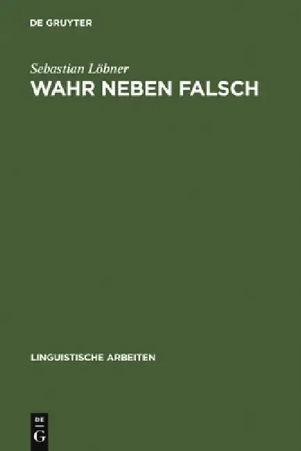 Cover of Wahr neben Falsch