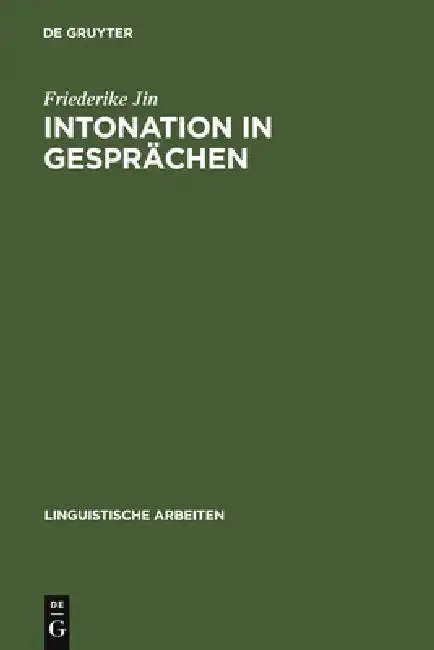 Cover of Intonation in Gesprächen