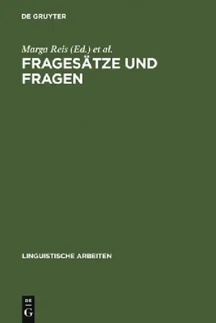 Cover of Fragesätze und Fragen
