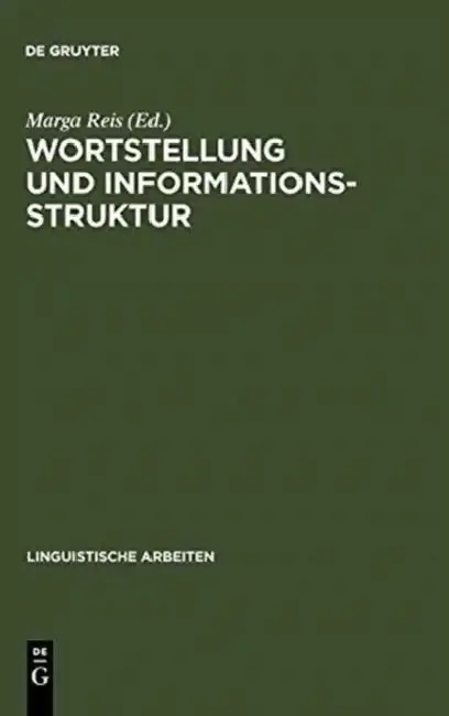 Cover of Wortstellung und Informationsstruktur