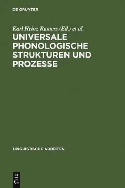 Cover of Universale phonologische Strukturen und Prozesse