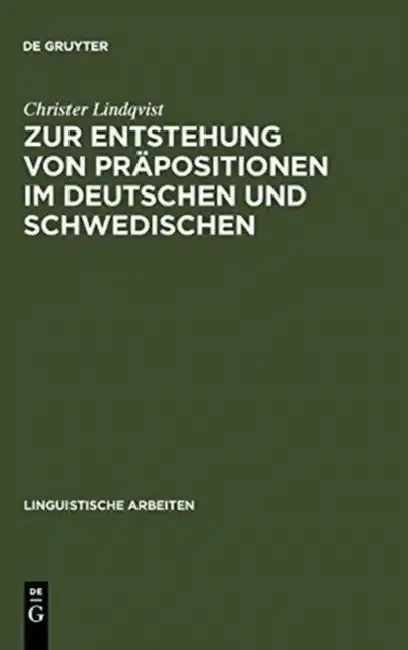 Cover of Zur Entstehung Von Präpositionen Im Deutschen Und Schwedischen