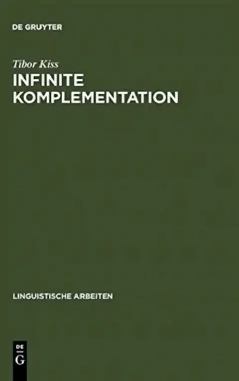 Cover of Infinite Komplementation