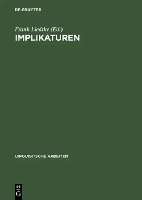 Cover of Implikaturen
