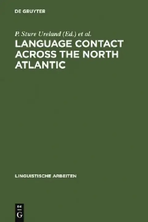Cover of Language Contact Across the North Atlantic