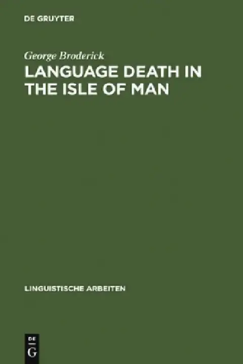 Cover of Language Death in the Isle of Man