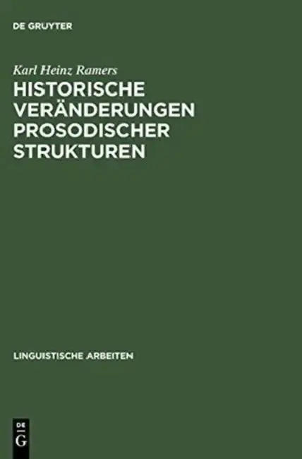 Cover of Historische Veränderungen prosodischer Strukturen