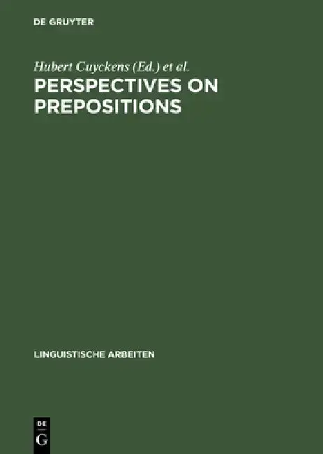 Cover of Perspectives on Prepositions