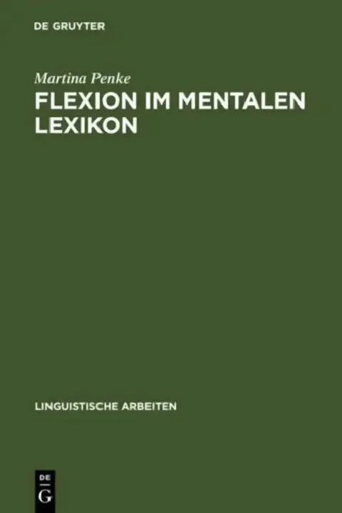 Cover of Flexion im mentalen Lexikon