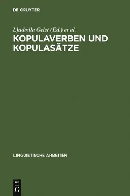 Cover of Kopulaverben und Kopulasätze