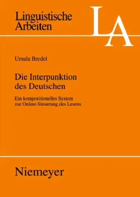 Cover of Die Interpunktion des Deutschen