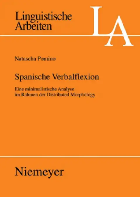 Cover of Spanische Verbalflexion = Spanish Verb Inflection