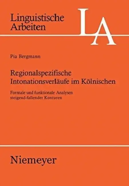 Cover of Regionalspezifische Intonationsverläufe im Kölnischen