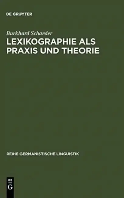 Cover of Lexikographie ALS PRAXIS Und Theorie