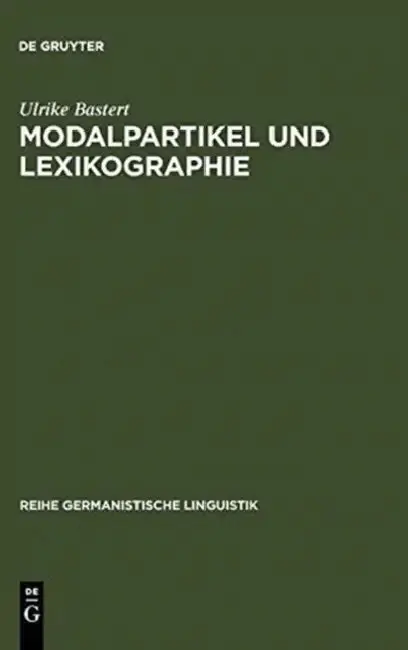 Cover of Modalpartikel und Lexikographie