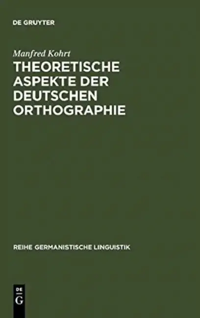 Cover of Theoretische Aspekte der deutschen Orthographie