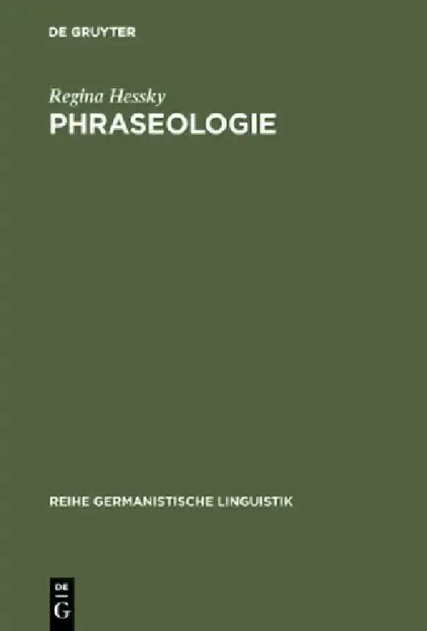 Cover of Phraseologie
