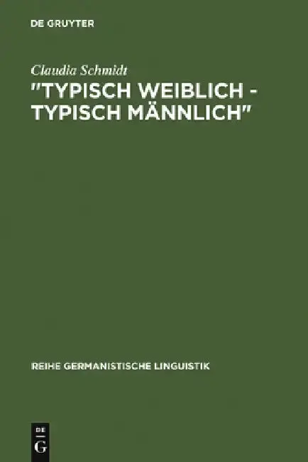 Cover of "Typisch weiblich - typisch männlich"