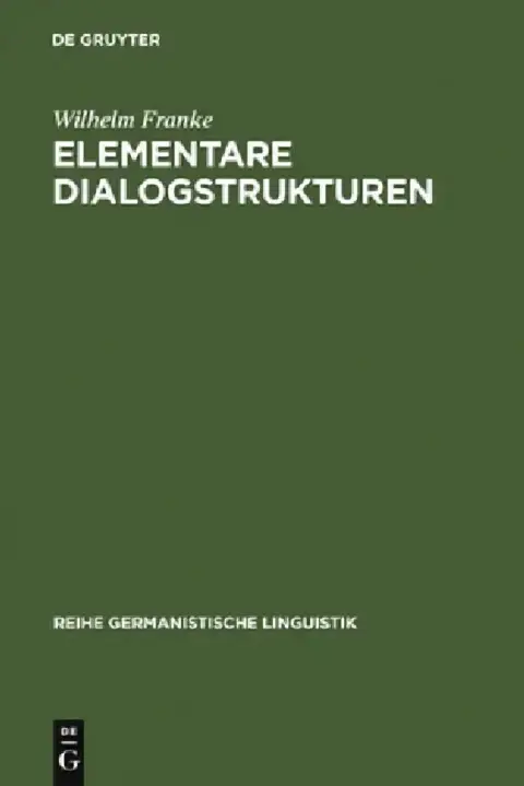 Cover of Elementare Dialogstrukturen