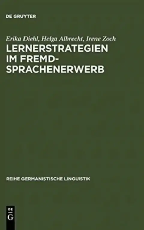 Cover of Lernerstrategien im Fremdsprachenerwerb